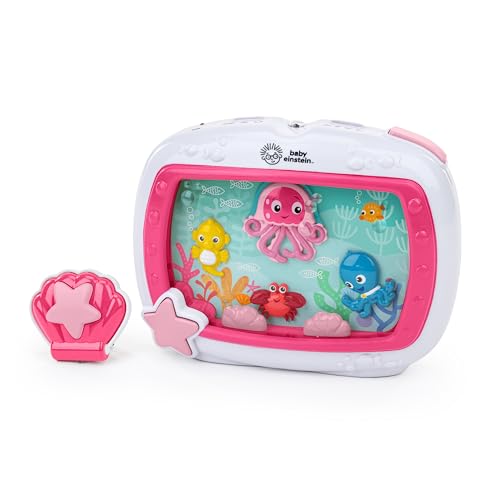 Image of Baby Einstein Sea Dreams Soother Musical Crib Toy and Sound Machine, Pink, Newborn and up