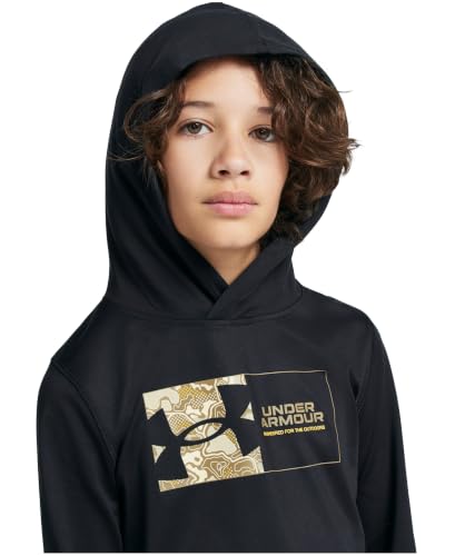 Image of Under Armour Boys' Long Sleeve Hooded Performance Tee, Outdoor Collection