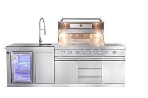 Goriller SG213 Edelstahl Außenküche mit Rotisserie