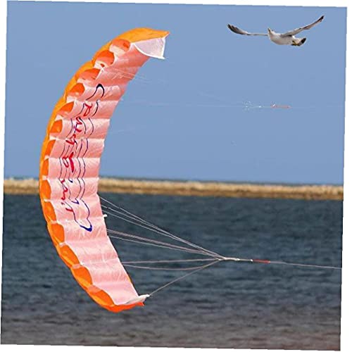 VusiElag Dual Linie Stunt Sport Weiche Drachen Mit Kontrollleiste Kitesurfen Outdoor Spielzeug Fliegende Kiteboard Orange - Image 6