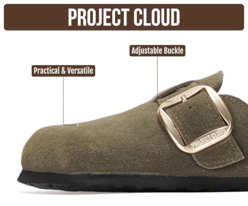 Image of 100% Genuine Leather Clogs for Women Footwear - Fall Shoes for Women