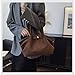 Fashion Faux Suede Tote Bag for Women Dumpling Designs Crossbody Hobo Handbag Women Vintage Shoulder Bag Purse (offee)