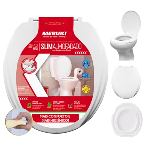 Tampa Pra Vaso Sanitário Almofadado Compativel Com Logasa Vaso Parati Oval