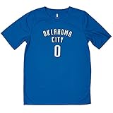 Outerstuff NBA Youth 8-20 Performance Name and Number Jersey T-Shirt (Russell Westbrook, Medium 10/12)