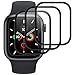 Joeyu (3 Stück) Panzer Schutz Glas für Apple watch Series 6/5/4/SE/SE2/SE3 40mm，Schutzfolie，9H Härte, Anti-Schock, Blasenfrei, Kratzfest, Fullscreen Panzerglas