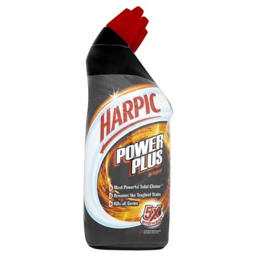 Powerplus Toilet Cleaning Gel, Original Scent, Pack 2 x 750 ml, Removes Limescale, Kills 99.9% of Bacteria, Powerful Deep Clean Toilet Cleaner, toilet freshener