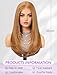 Getshow 5×5 HD lace Front Wigs Heat Resistant Fiber Straight Hair Daily Use Mixed Blonde Glueless Wig