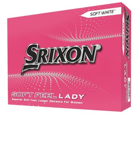 Srixon Soft Feel Lady 8 - Docenas De Pelotas De Golf Para Mujer, Pelotas De Golf De Baja Compresión Y Distancia - Regalos De Golf Y Accesorios D Srixon Soft Feel Lady 8 - Docenas De Pelotas De Golf Para Mujer, Pelotas De Golf De Baja Compresión Y Distancia - Regalos De Golf Y Accesorios D