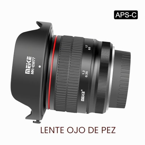 Miniatura 2 de Meike 8mm F3.5 Rectángulo Meke Ultra Gran Angular Enfoque Manual Objetivo Ojo De Pez Para Nikon F Dx Soporte Aps-C Dslr Cámaras