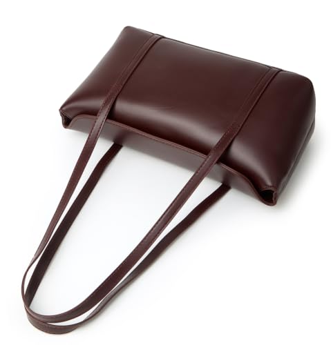 Image of Slouchy PU Leather Hobo Bags Women Retro Trendy Underarm Shoulder Bag Cute Crescent Crossbody Purses Travel Tote Handbag 2026
