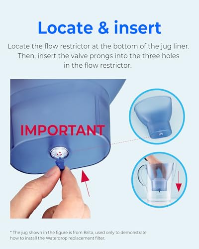 Waterdrop Filterkartuschen, Ersatz für Brita® Maxtra+® Plus, Maxtra Pro® All-in-1 Wasserfilter, Kompatibel mit Brita® Marella® Kanne, Reduziert PFAS, PFOA/PFOS, TÜV SÜD, NSF Zertifiziert (12)