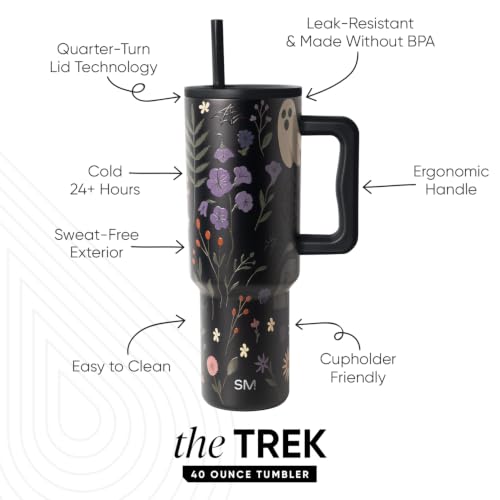 Image of Simple Modern Halloween Tumbler with Handle | 40oz | Halloween