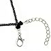 Handmade Black Bead Crystal Charm Anklet Bracelet Handmade Simple Summer Beach Waterproof Handmade Ankle Foot Chain Bracelets Handmade for Women Minimalist Jewelry Adjustable (Heart)