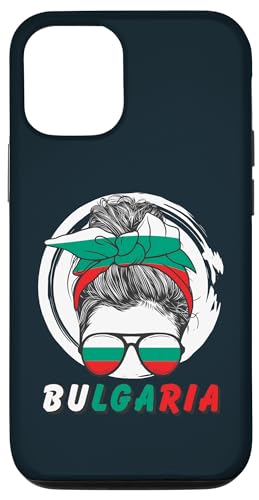 Carcasa para iPhone 15 Bulgaria, niña búlgara, bandera de Bulgaria,