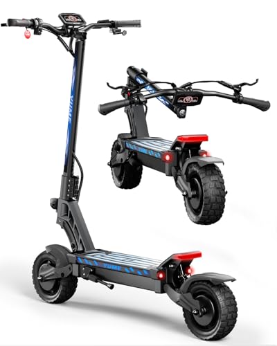 M YUME SCOOTER Hawk/Hawk Pro Peak Power 4000/6000W Electric Scooter Adult,Up to 43/50 MPH Speed,43/56 Miles Range Escooter, 10" Tubeless Road/Off Road Tires Scooter for Adults