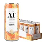 FREE AF Canned Alcohol Free Cocktail - Non-Alcoholic Aperitif – Alcohol-Free Sparkling Botanical Spritz – Ready to Drink 12 x 250ml APEROL SPRITZ flavour