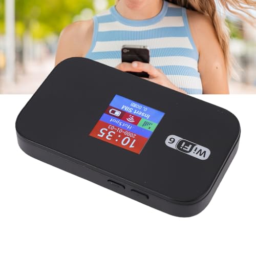 Image of GOWENIC 4G Mobile WiFi Router, High Speed Portable Mobile Hotspot Device for Smartphone Tablet Laptop Travel, Up to 10 Devices, 3000mah Long Battery Life (US Standard)