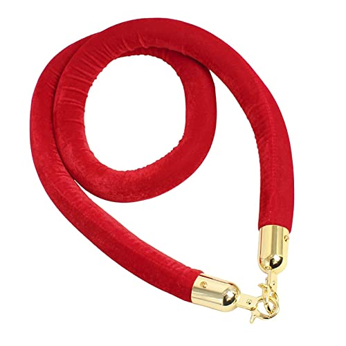 Corde de velours rouge pour tapis rouge et salons automobiles de prestige