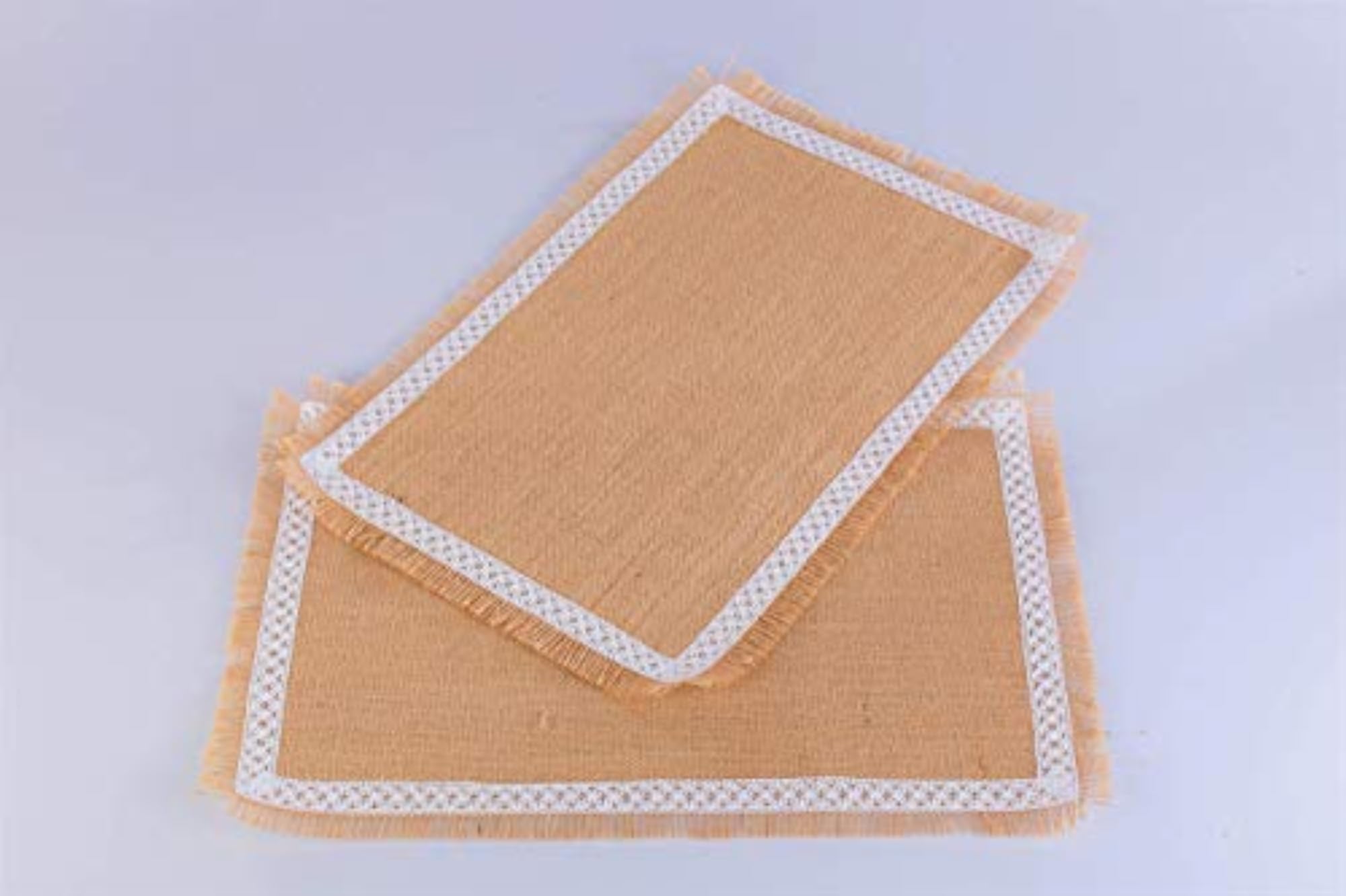 Rustic Natural Jute Burlap Table Mats