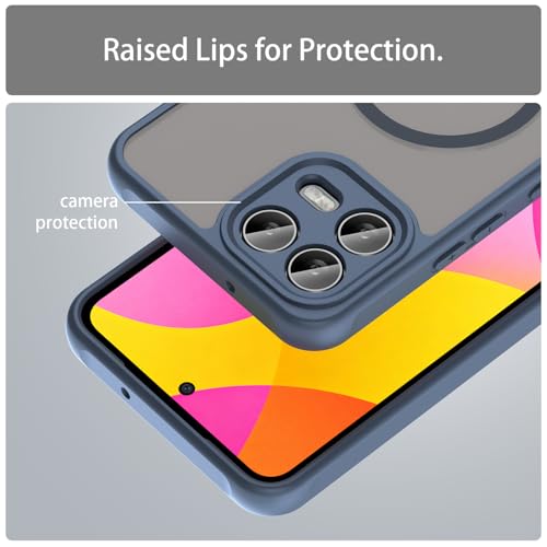 Image of Compatible with T-Mobile Revvl 8 Pro Case Cover,Compatible with MagSafe,Anti-Fall,Compatible with T-Mobile T Phone 3 Pro 5G Cell Protective Phone Case Blue