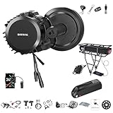 Universal Compatible:This BAFANG HD BBS03 Mid drive motor kit is designed to most bikes with 68-73mm /100mm/120mm( length ) and 34-36mm (internal diameter ) bottom bracket, such as commuter bike,fat bike,mountain bike,road bike and trike. You can dow...