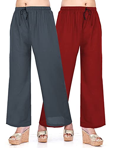 Women’s Relaxed Fit Rayon Palazzo