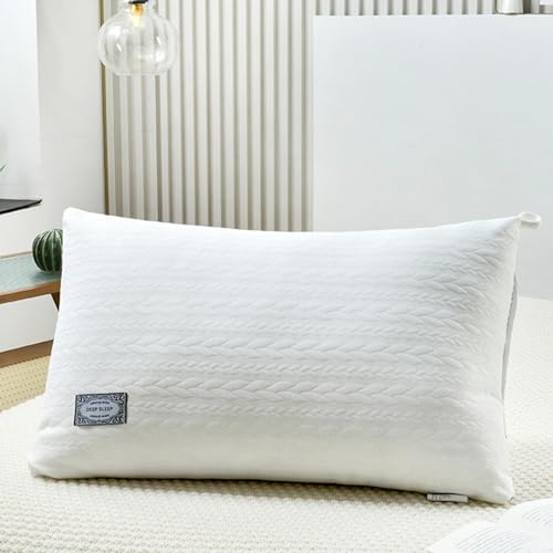 Almohada de Algodón Suave y Soporte Rectangular