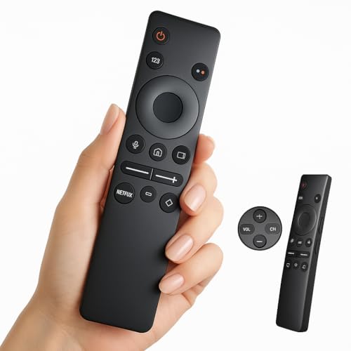 Controle Remoto Universal p/Smart TV – Compatível com Samsung 4K/8K/QLED – Atalhos Netflix, Prime Video e GloboPlay – Premiu