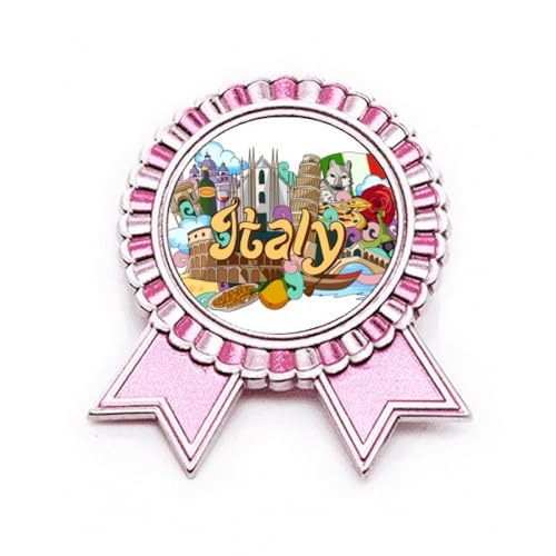 Broche rose cathédrale de Pise Milan pour sublimer vos vestes en jean au quotidien