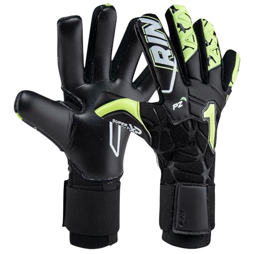 Guantes de arquero Rinat Xtreme-Dominius Prime color Black/Yellow talla 10