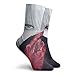 Lsjuee Anime Tokyo Ghoul Kaneki Ken Socks Moisture Wicking Traspirante Outdoor Casual Cuscino Crew Sock Soft Comfort Calzini spessi Calzini alla caviglia Unisex 5 pack
