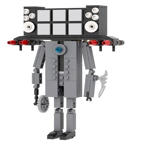 LCTM Skibidi Inodoro Titán Bloques de construcción Juguete Cámaramano Orador Reloj TV Hombre Monitor Figura de acción Modelo Juego de Terror Multiverso Actualizado Adultos Niños Fans B