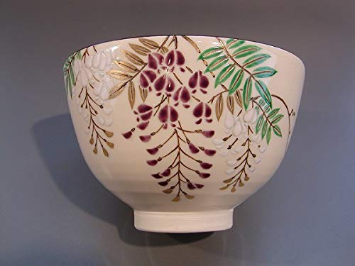 Amazon | 茶道具 抹茶茶碗 藤絵、京焼 山川 巌作 | 茶道具 抹茶