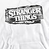 Stranger Things Punk Logo Unisex Hoodie, White, XX-Large #2