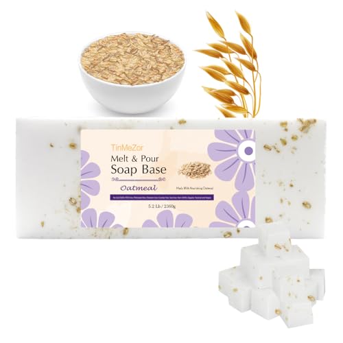 5.2LB Oatmeal soap base, DIY Handmade with Oatmeal Milk Melt and ...