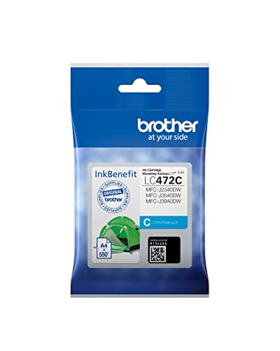 Brother Ink Cartridge, Cyan, Small, Lc472C