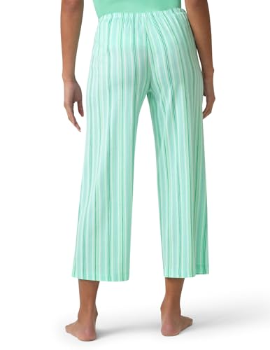 Image of HUE Women's Summer Vacation Pajama Separates, Soft, Whimsical Print Pjs with Tropical Beach Themes, Flip Flops, Cocktails