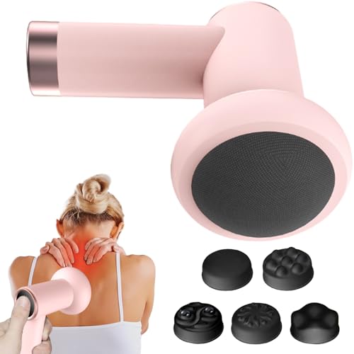 Nudorpn Dispositivo Anticelulítico de Masaje - Rodillo Corporal Reductor de Celulitis | Modelador Eléctrico De Grasa Portátil Con 5 Cabezales Para Abdomen, Vientre, Piernas Y Muslos