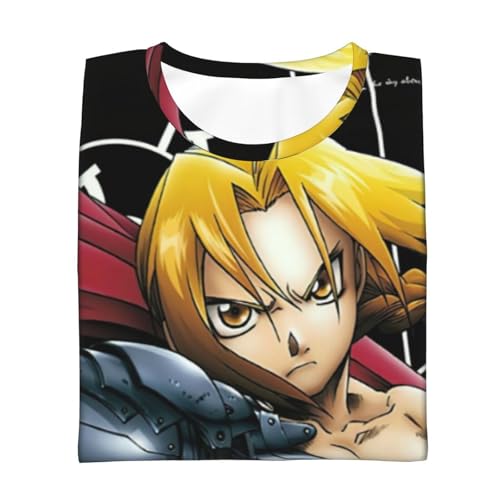 Girls/Boys T-Shirt Funny Short Sleeve Tshirts for Full Metal Alchemistes Top4