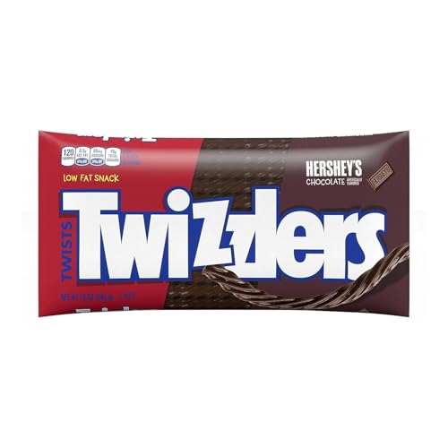 TWIZZLERS Chocolate Flavored Twists Candy, Low Fat, 2 Pack, 12 oz Bags - image 3