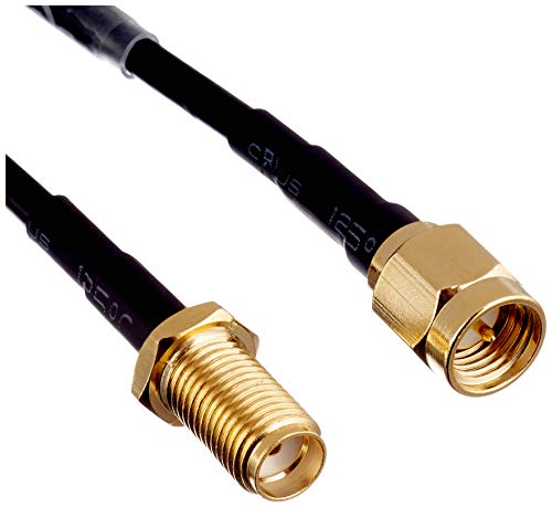 Delock Câble d'antenne SMA mâle vers SMA Femelle LMR/CFD100 0,9 m