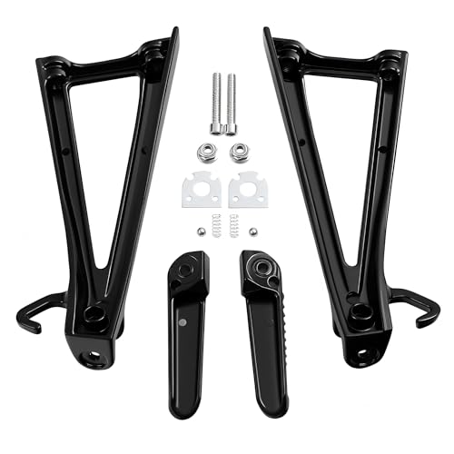Repose-pieds moto arrière Yamaha YZF-R6 2006-2016 cale-pied noir