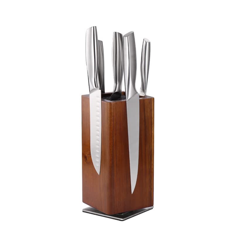 Knife Block 360° Rotatable Knife Holder Knife Strip
