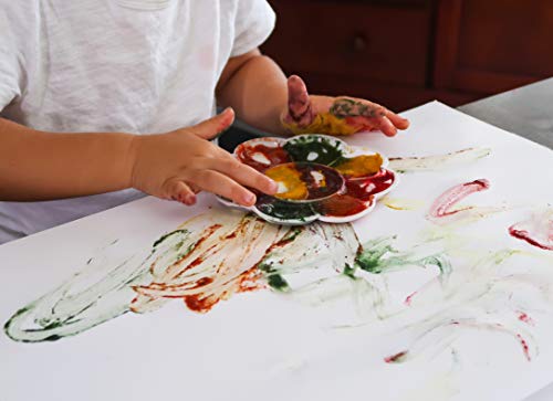 Veggie Baby Finger Paints For Toddlers, Vegan, Organic Baby Safe Coloring, Play, Colorful Eco Painting (5 Colors) #TOP3