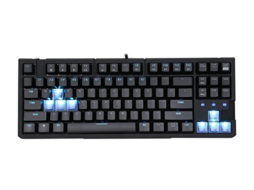 Rosewill RGB80 BR LED Illuminated Brown Mechanical Switches Gaming 87 Keys Keyboard