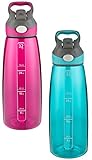 Contigo Addison Autospout 32 oz. Water Bottles 2-Pack, Scuba and Very Berry