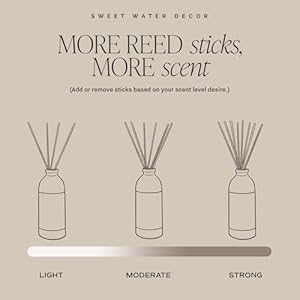 Sweet Water Decor Salt & Sea Reed Diffuser Set - Sea Salt Citrus & Musk Amber Scent Diffuser - Reed Diffusers for Home with Long Lasting Fragrance - Non-Toxic Oil Reed Diffuser - Made in the USA Sweet Water Decor Salt Sea Reed Diffuser Set Sea Salt Citrus Musk Amber Scent Diffuser Reed Diffusers for Home with Long Lasting Fragrance Non Toxic Oil Reed Diffuser Made in the USA