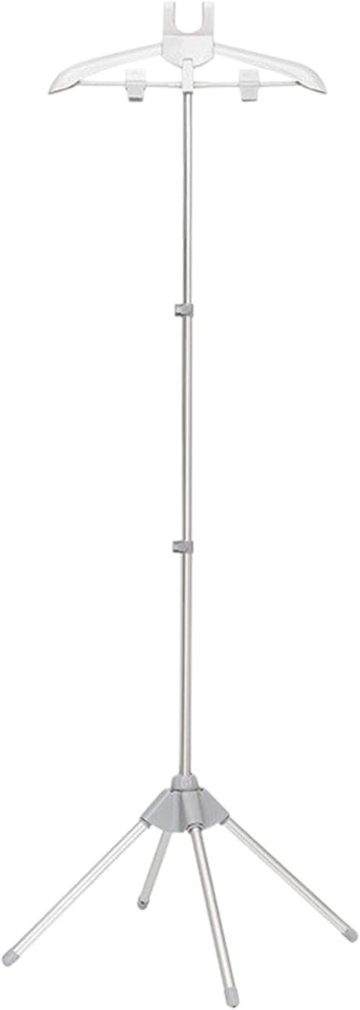 Foldable Steamer Hanger Stand – Adjustable Handheld Steamers Garment Holder, Lightweight and Portable Design | Ideal for Pants, Dresses, Wedding Gowns, Home Use, College Dormitories, Student