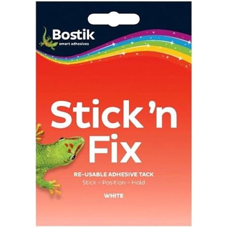 Bostik Stick n Fix White Tack x 1 Single Wallet Pack, 615026090
