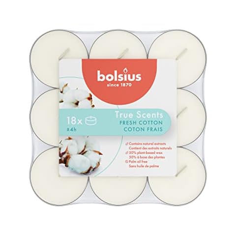 Bolsius Bougies Chauffe-Plat Coton Frais Cover